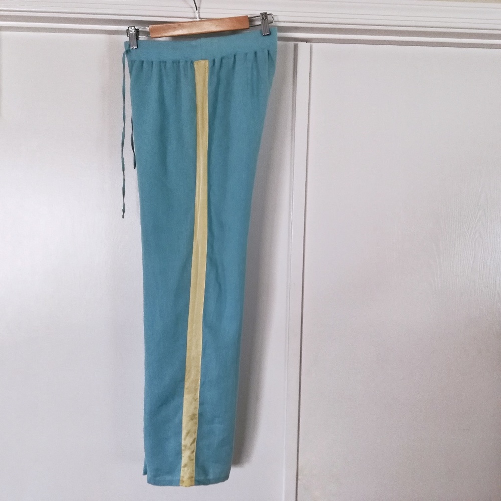 Willi Smith Linen Silk Relaxed Pant - Picture 1 of 7